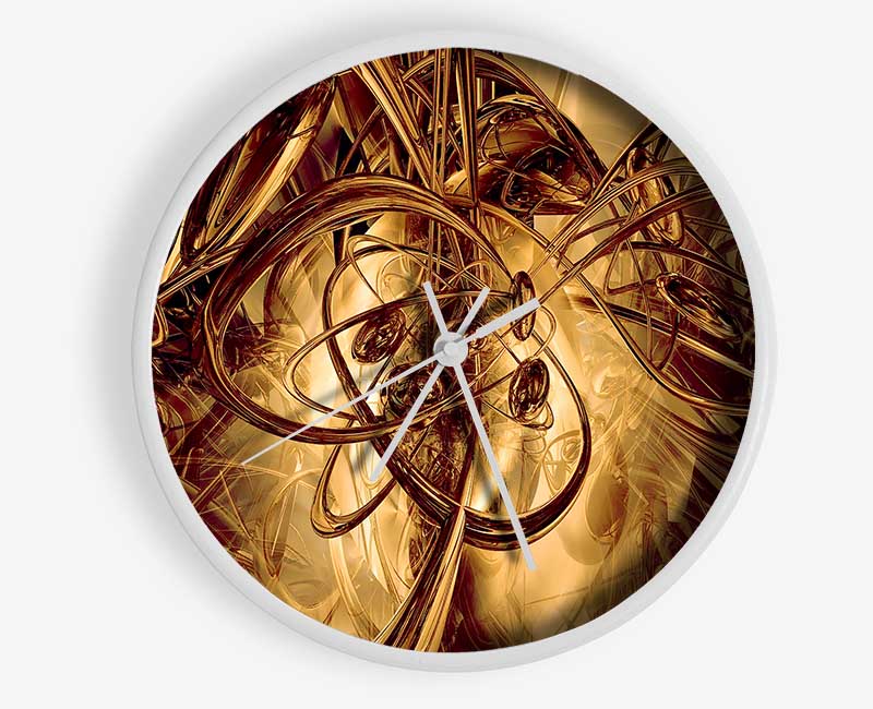 Through The Tunnels Of Time Clock - Wallart-Direct UK