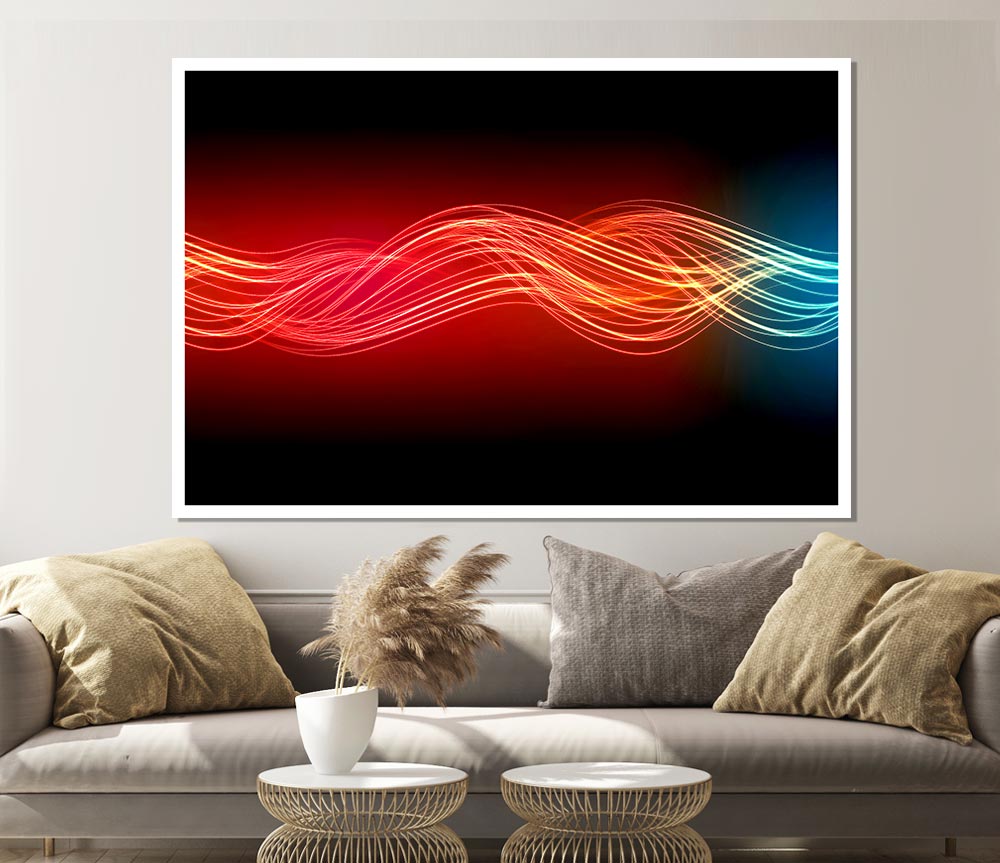 Time Lines Print Poster Wall Art