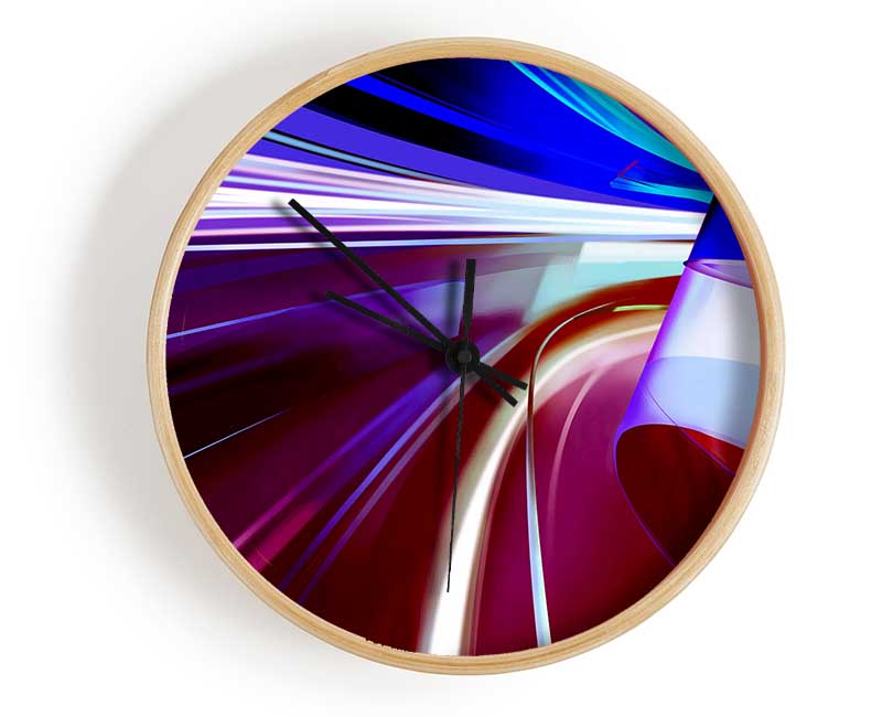 Time Tunnel Rainbow Clock - Wallart-Direct UK