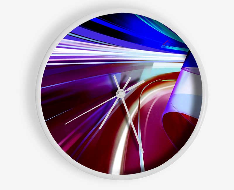 Time Tunnel Rainbow Clock - Wallart-Direct UK