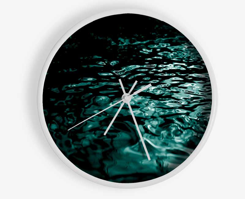 Turbulent Waters Clock - Wallart-Direct UK