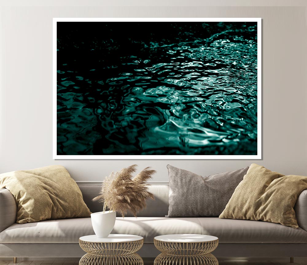 Turbulent Waters Print Poster Wall Art