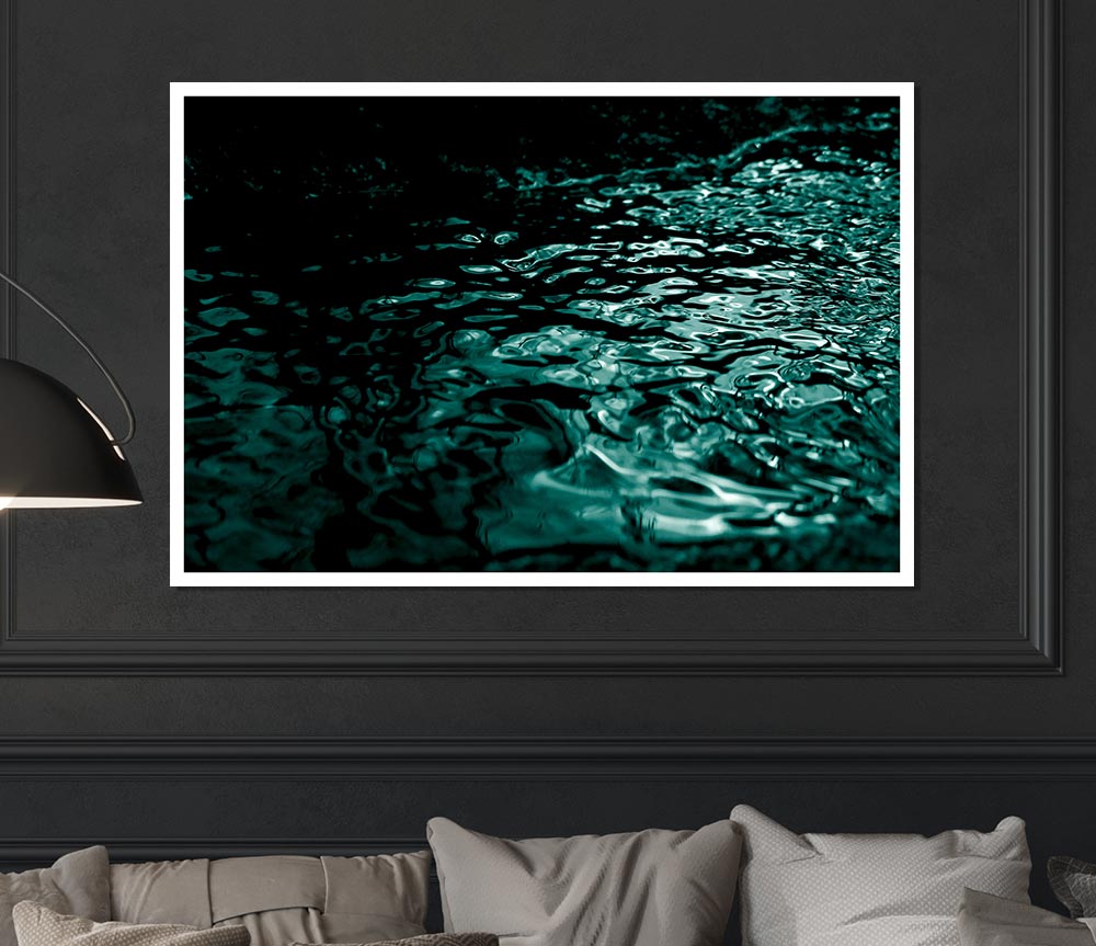 Turbulent Waters Print Poster Wall Art