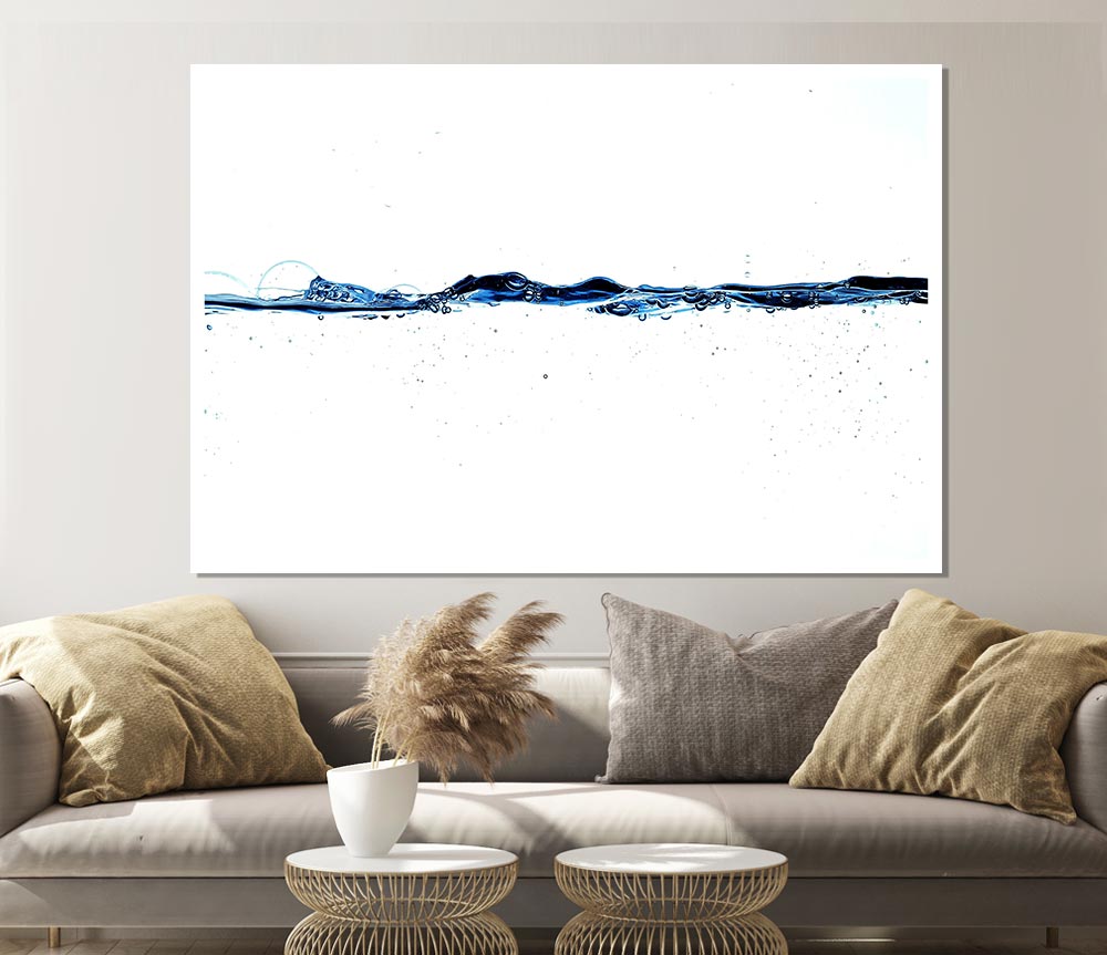 Water Line Print Poster Wall Art