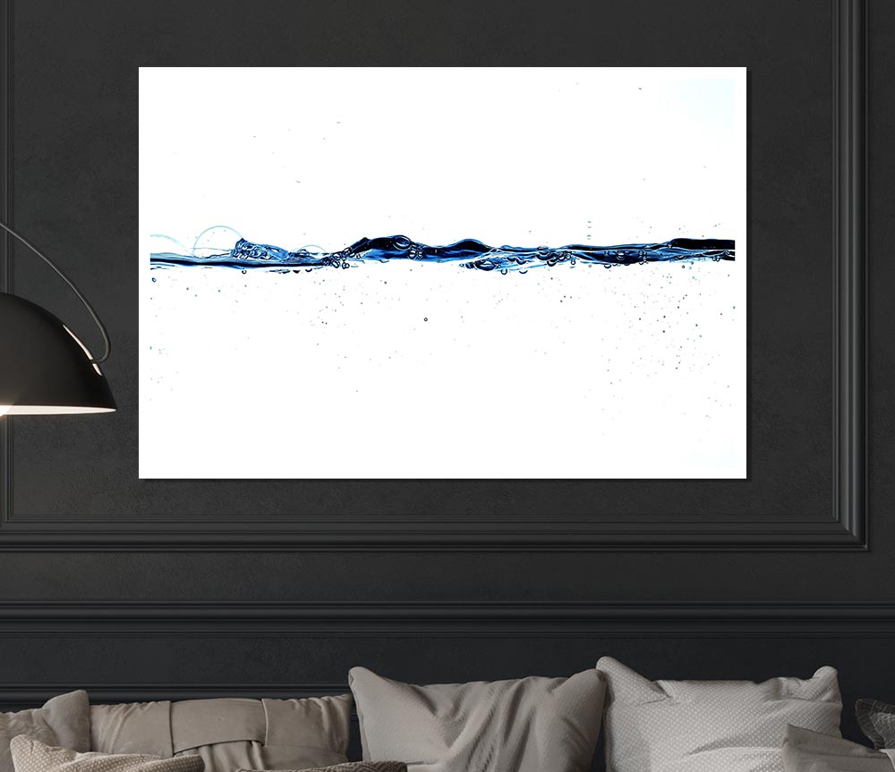 Water Line Print Poster Wall Art