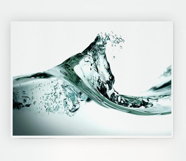 Water Wave Print Poster Wall Art