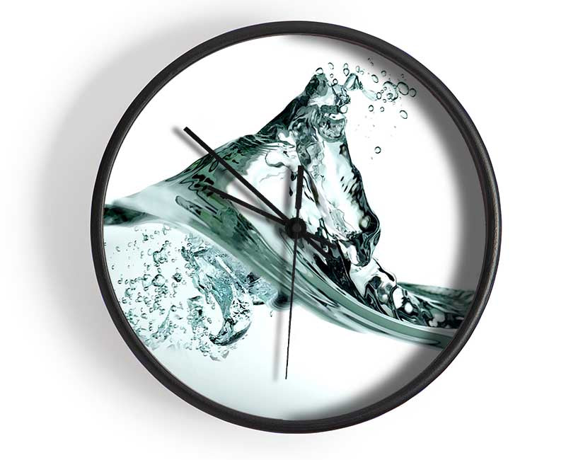 Water Wave Clock - Wallart-Direct UK