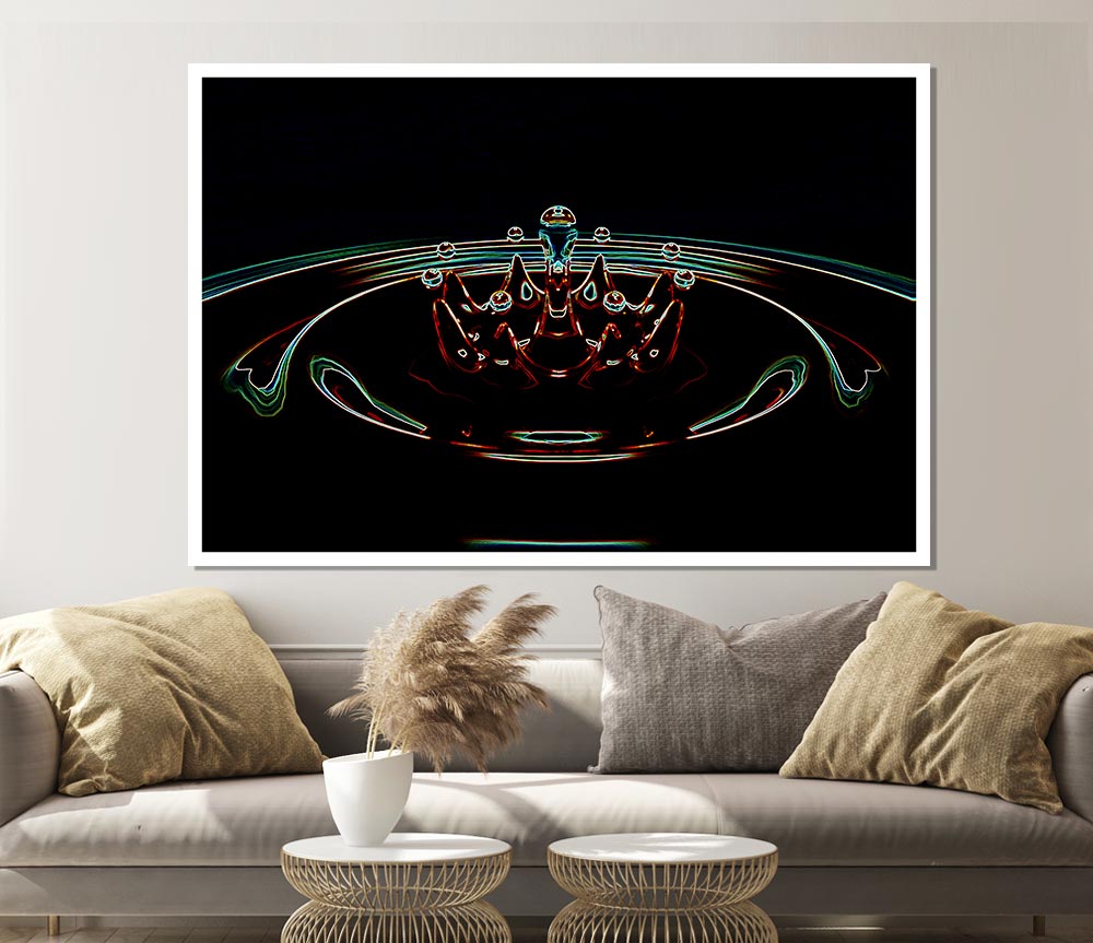 Water Dance Print Poster Wall Art