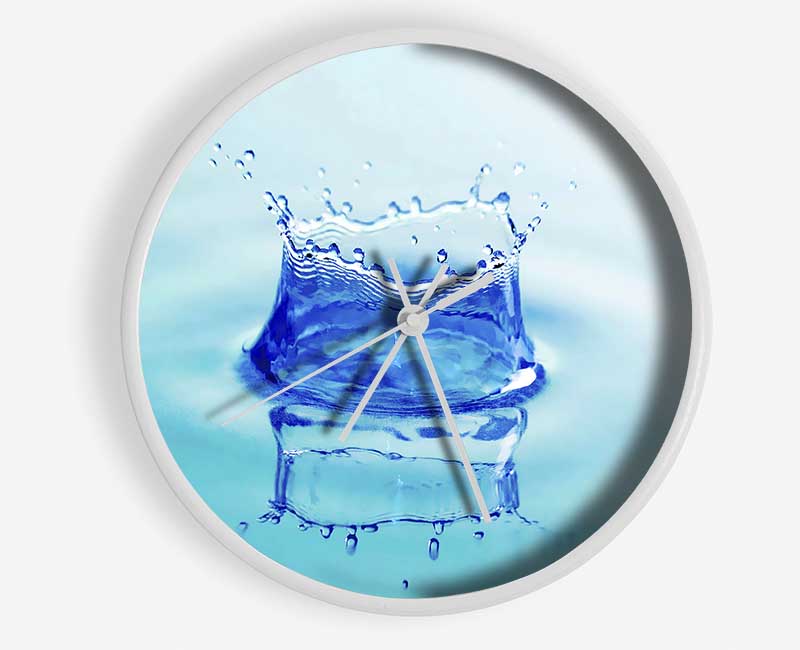 Water Splash Reflection Clock - Wallart-Direct UK