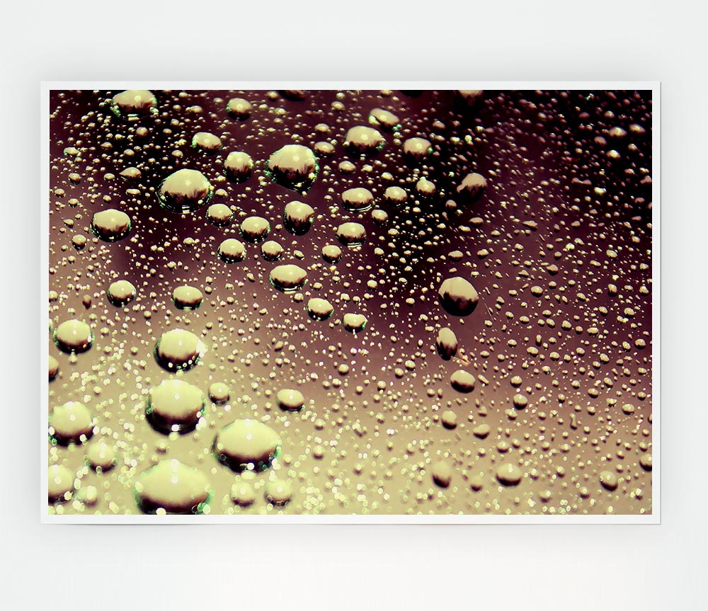 Wet Surface Print Poster Wall Art