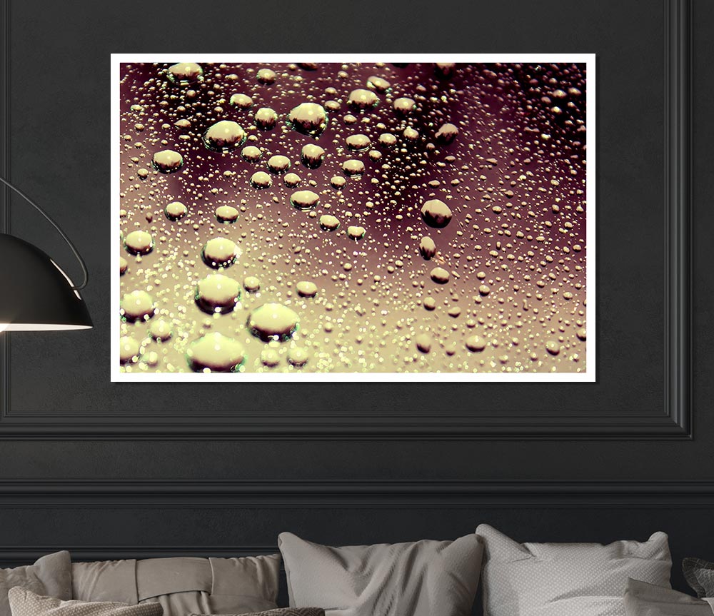 Wet Surface Print Poster Wall Art