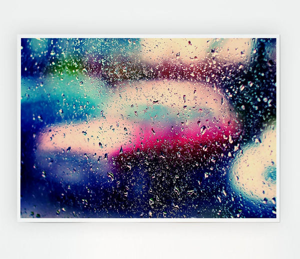 Wet Windshield Print Poster Wall Art