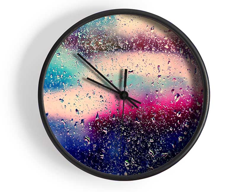 Wet Windshield Clock - Wallart-Direct UK