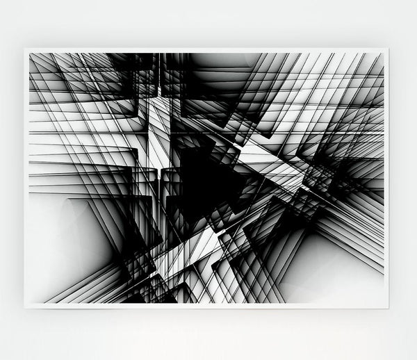 Where The Lines Cross Print Poster Wall Art