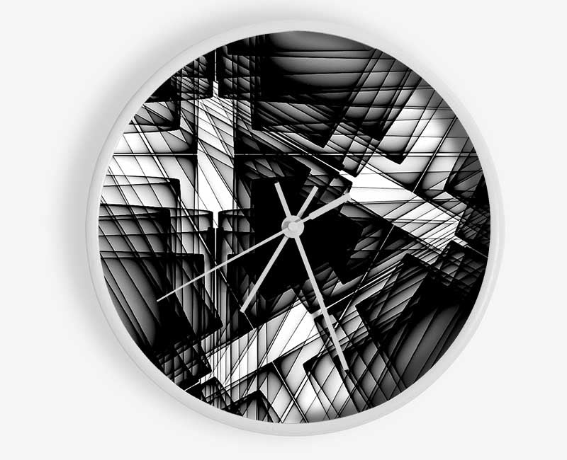 Where The Lines Cross Clock - Wallart-Direct UK