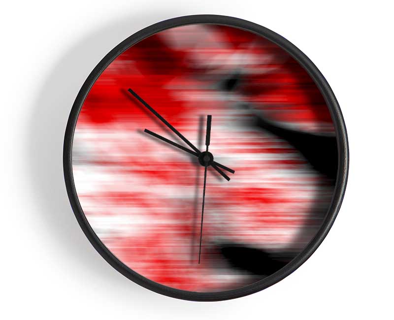 Wolf In The Night Clock - Wallart-Direct UK