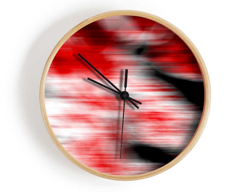 Wolf In The Night Clock - Wallart-Direct UK