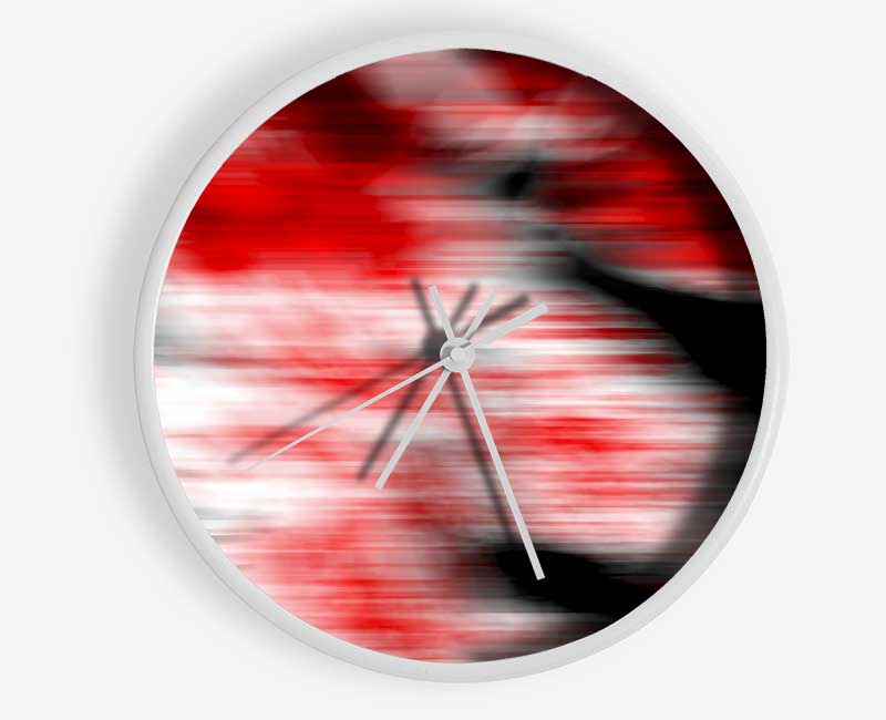 Wolf In The Night Clock - Wallart-Direct UK