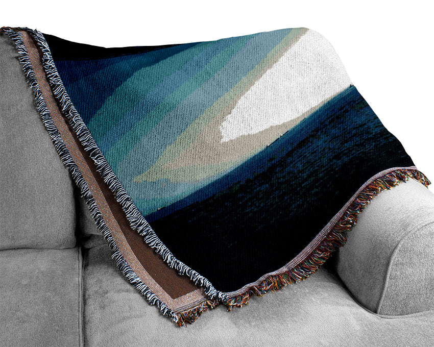 Akashi Kaikyo Bridge Japan Woven Blanket