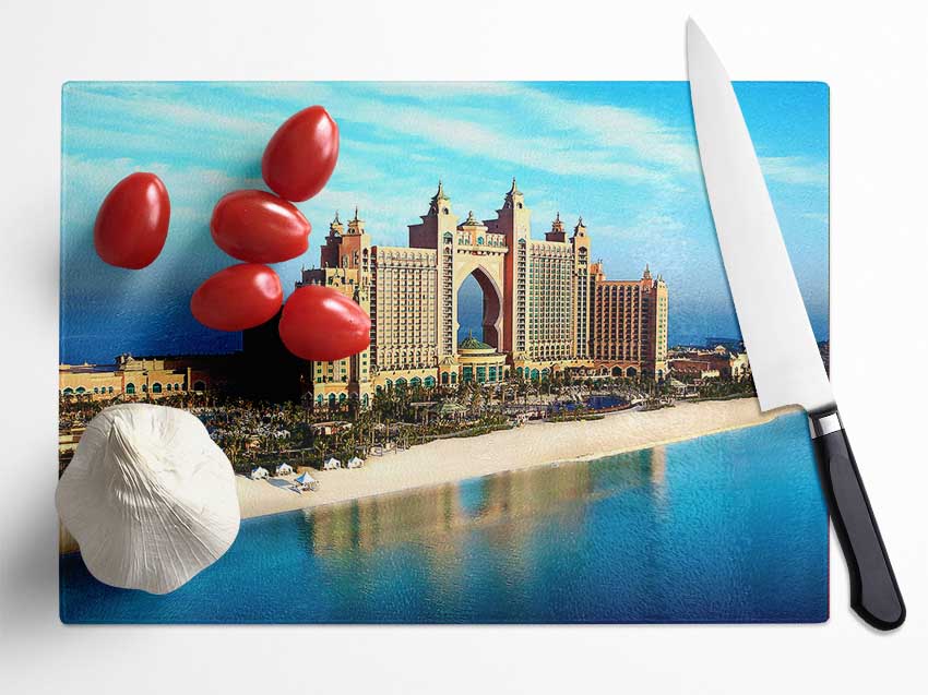 Atlantis The Palm Dubai Glass Chopping Board