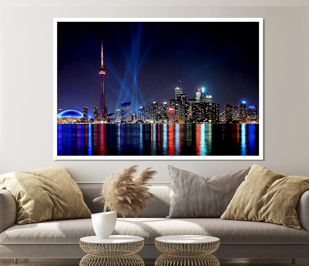 Auckland New Zealand Reflections Print Poster Wall Art