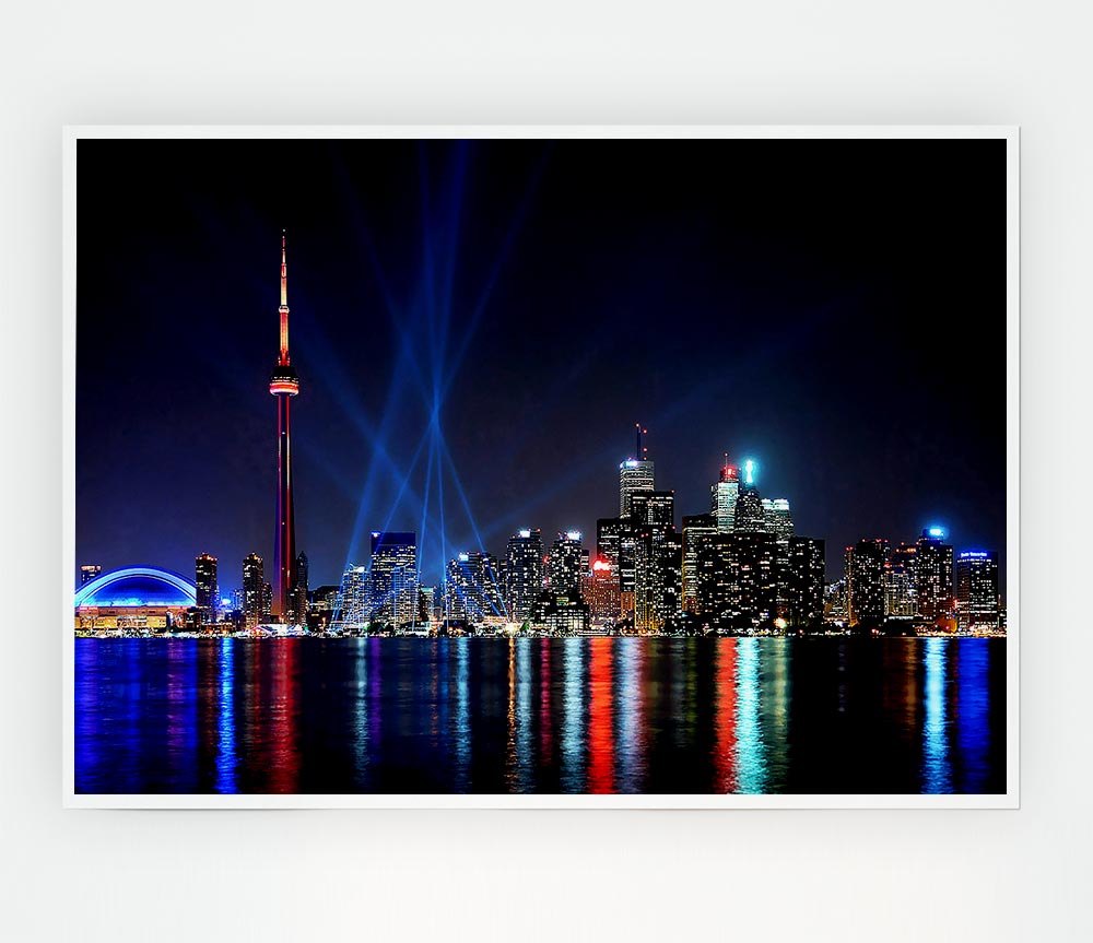 Auckland New Zealand Reflections Print Poster Wall Art