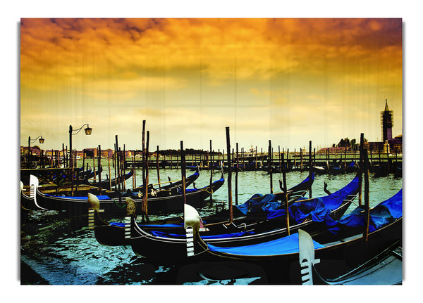 Beautiful Boats In The Harbour