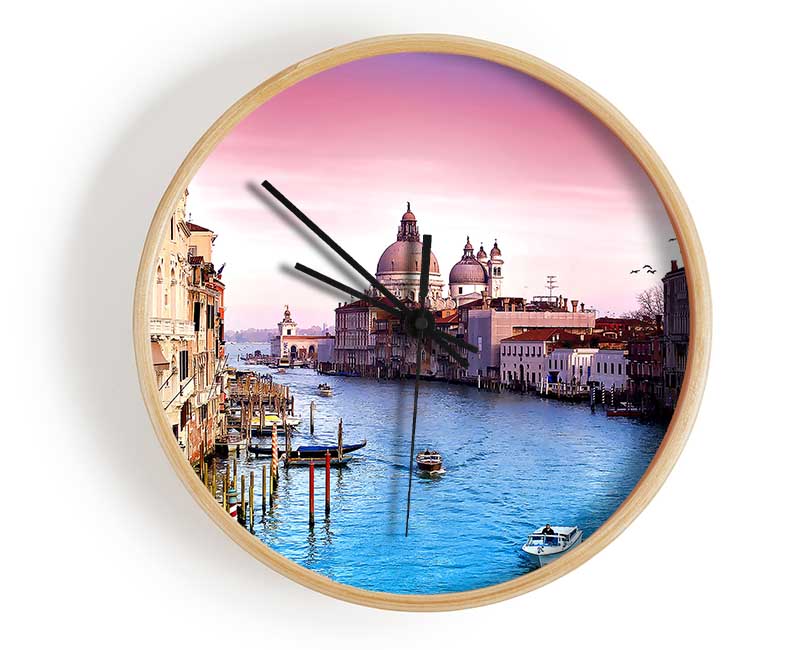 Beauty Of Venice Clock - Wallart-Direct UK