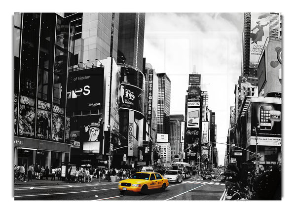 Broadway Yelow Cab B~w