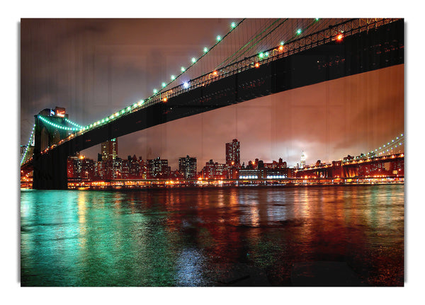 Brooklyn Bridge New York At Night