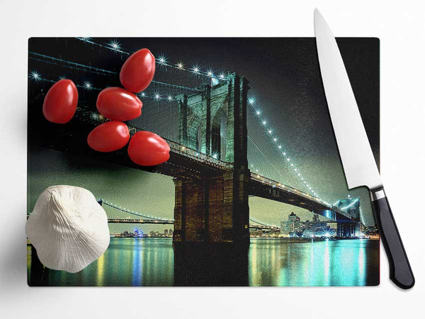 Brooklyn Bridge Nyc Glass Chopping Board