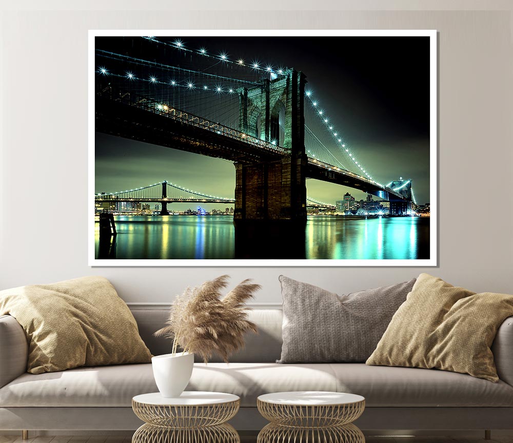 Brooklyn Bridge Nyc Print Poster Wall Art