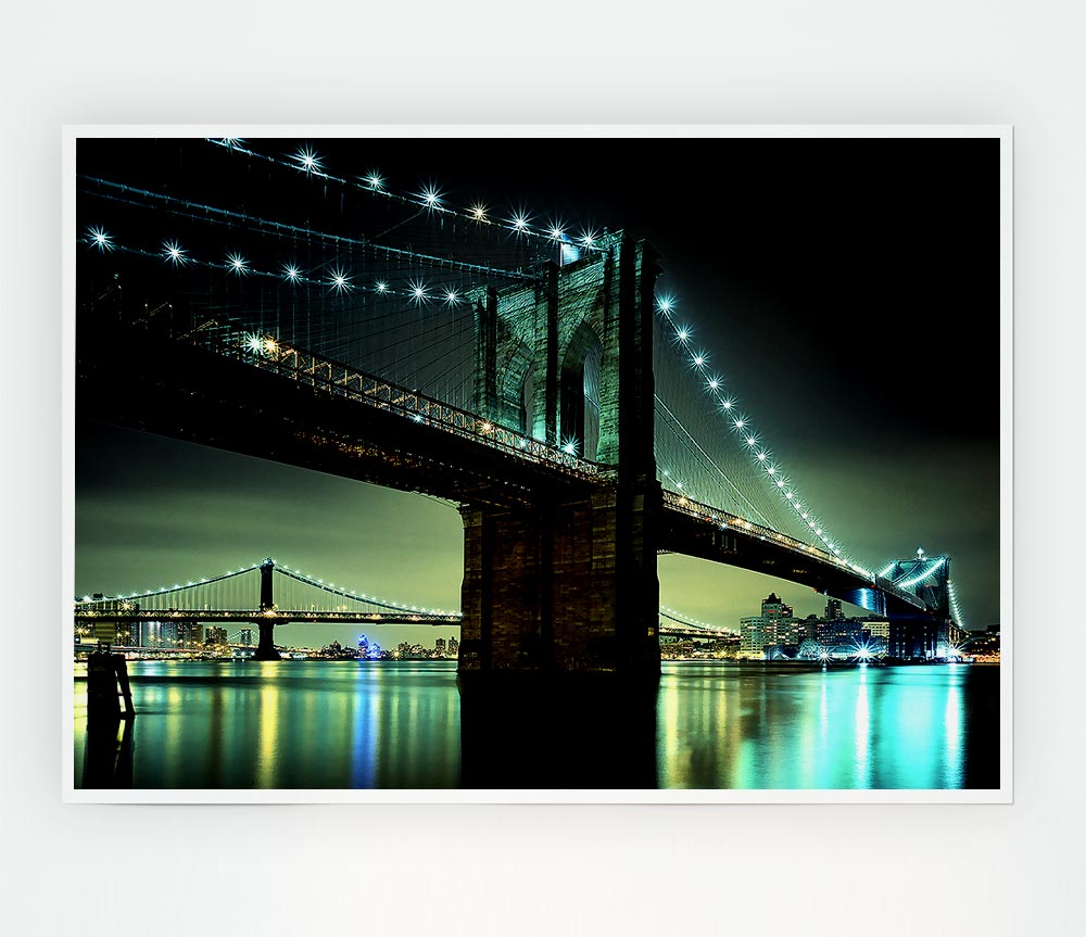 Brooklyn Bridge Nyc Print Poster Wall Art