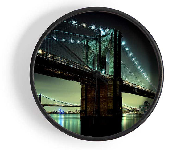 Brooklyn Bridge Nyc Clock - Wallart-Direct UK