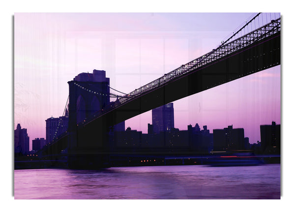 Brooklyn Bridge Purple Hue