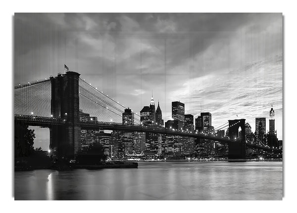 Brooklyn Bridge Skys B~w Architecture Can