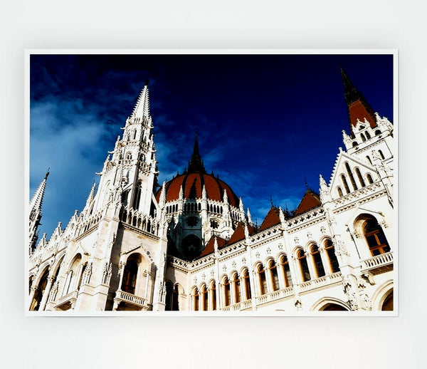 Budapest Hungary Print Poster Wall Art