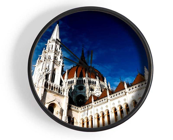 Budapest Hungary Clock - Wallart-Direct UK