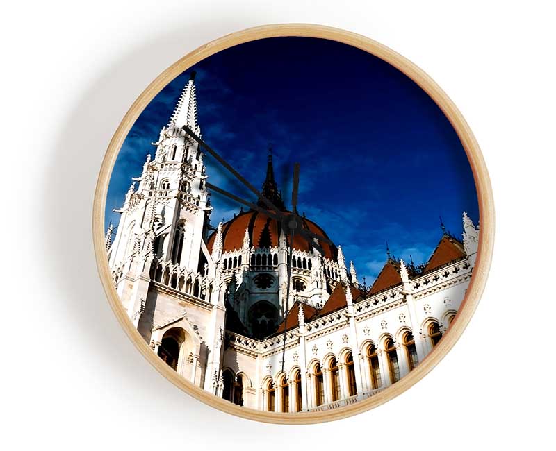 Budapest Hungary Clock - Wallart-Direct UK