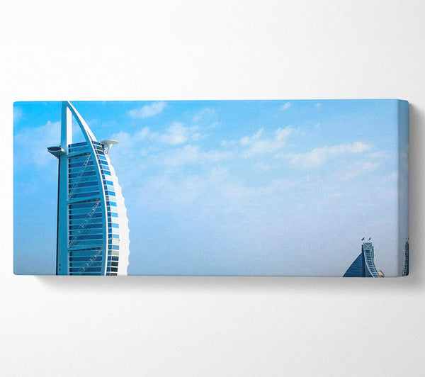 Burj Al Arab Dubai In The Morning Sky