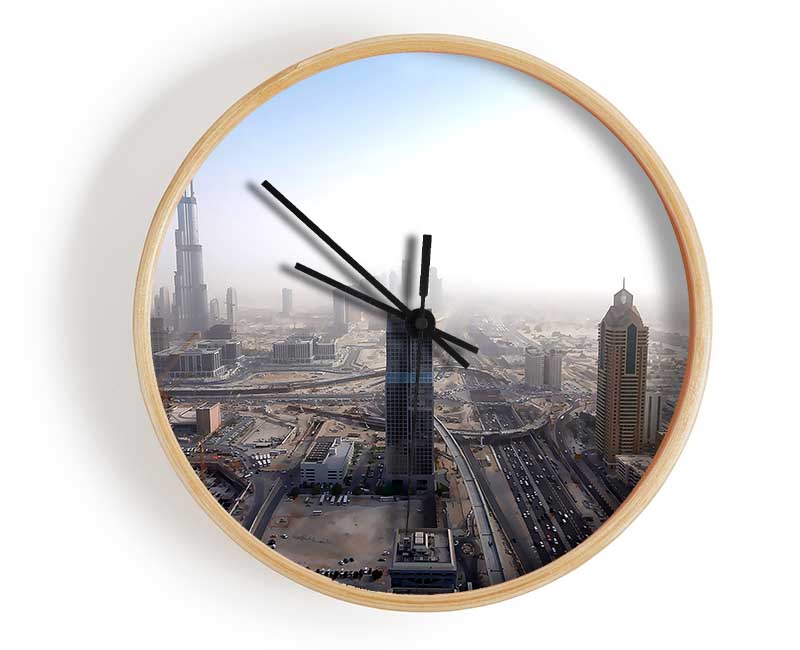 Burj Dubai Being Built Clock - Wallart-Direct UK