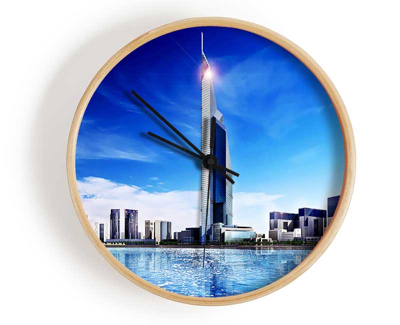 Burj Dubai Skyscraper Clock - Wallart-Direct UK