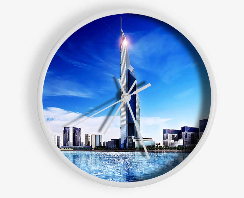 Burj Dubai Skyscraper Clock - Wallart-Direct UK