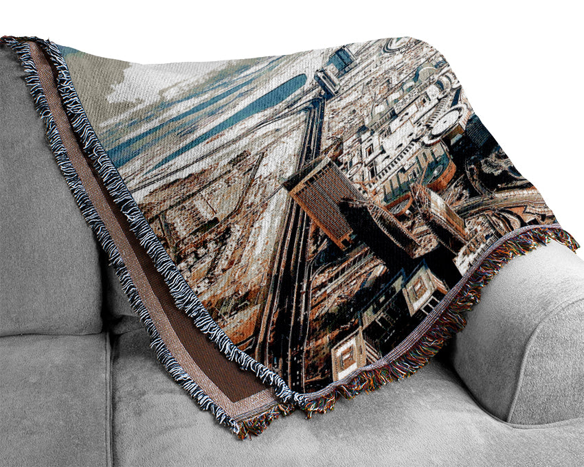 Burj Khalifa Aka Burj Dubai Woven Blanket