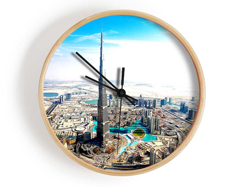 Burj Khalifa Aka Burj Dubai Clock - Wallart-Direct UK