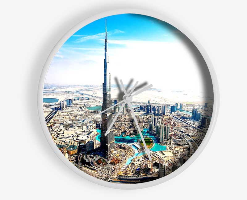 Burj Khalifa Aka Burj Dubai Clock - Wallart-Direct UK