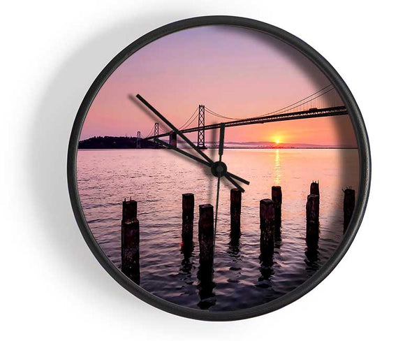 Calm Morning Clock - Wallart-Direct UK