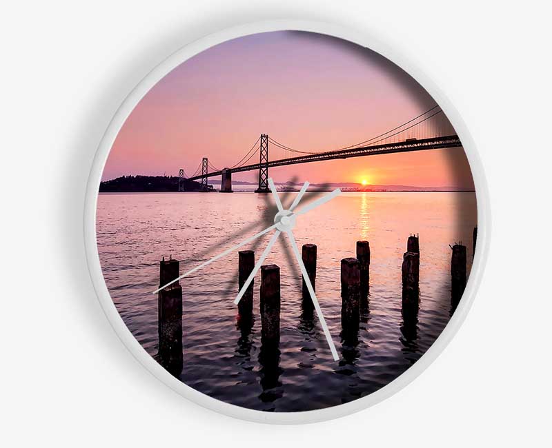 Calm Morning Clock - Wallart-Direct UK