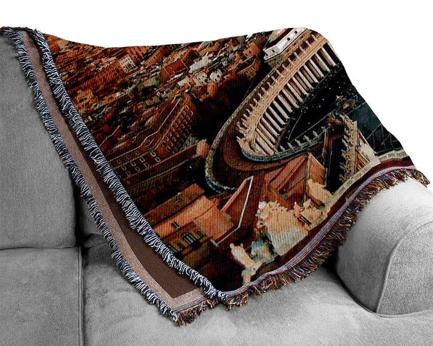 Catholic Church Vatican Woven Blanket