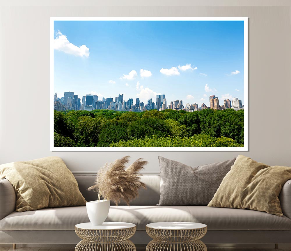 Central Park New York City Print Poster Wall Art